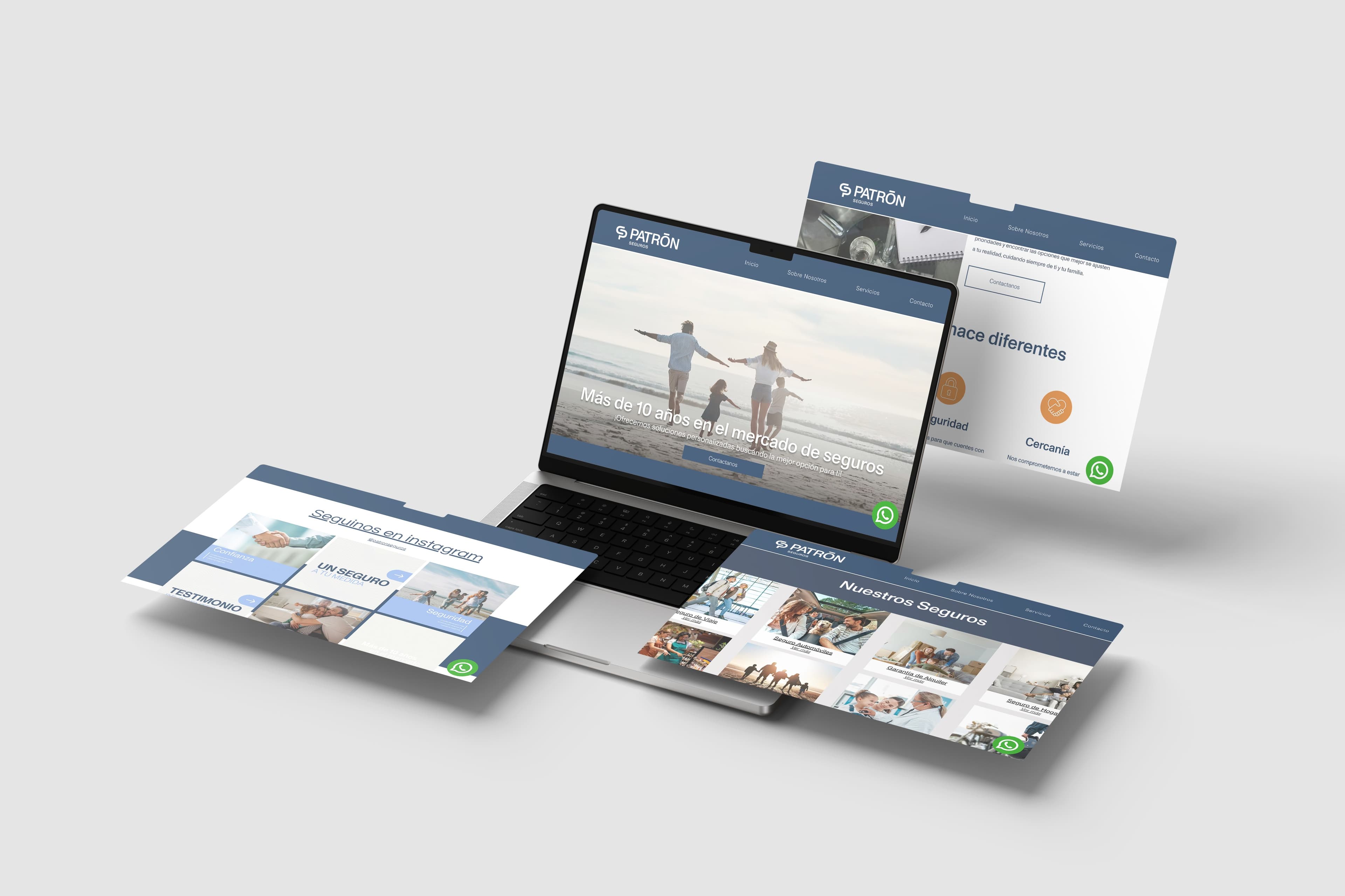 PATRÓN SEGUROS — Página Web y App