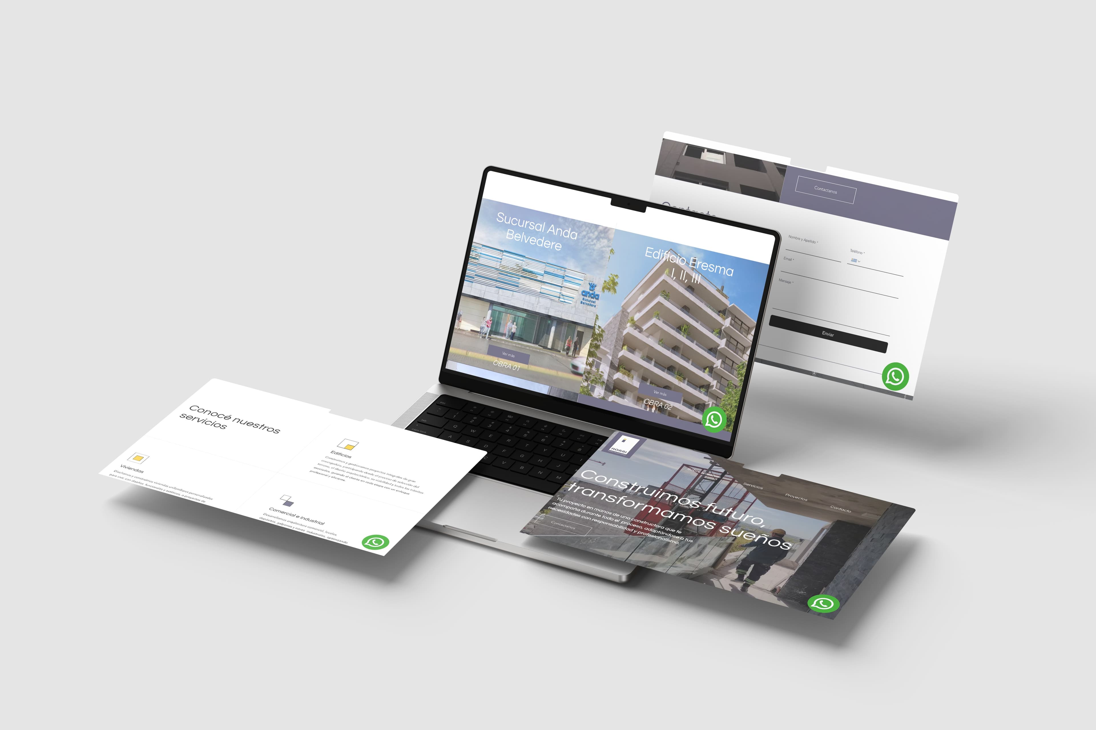 ROSSI CONSTRUCCIONES — Página Web y App