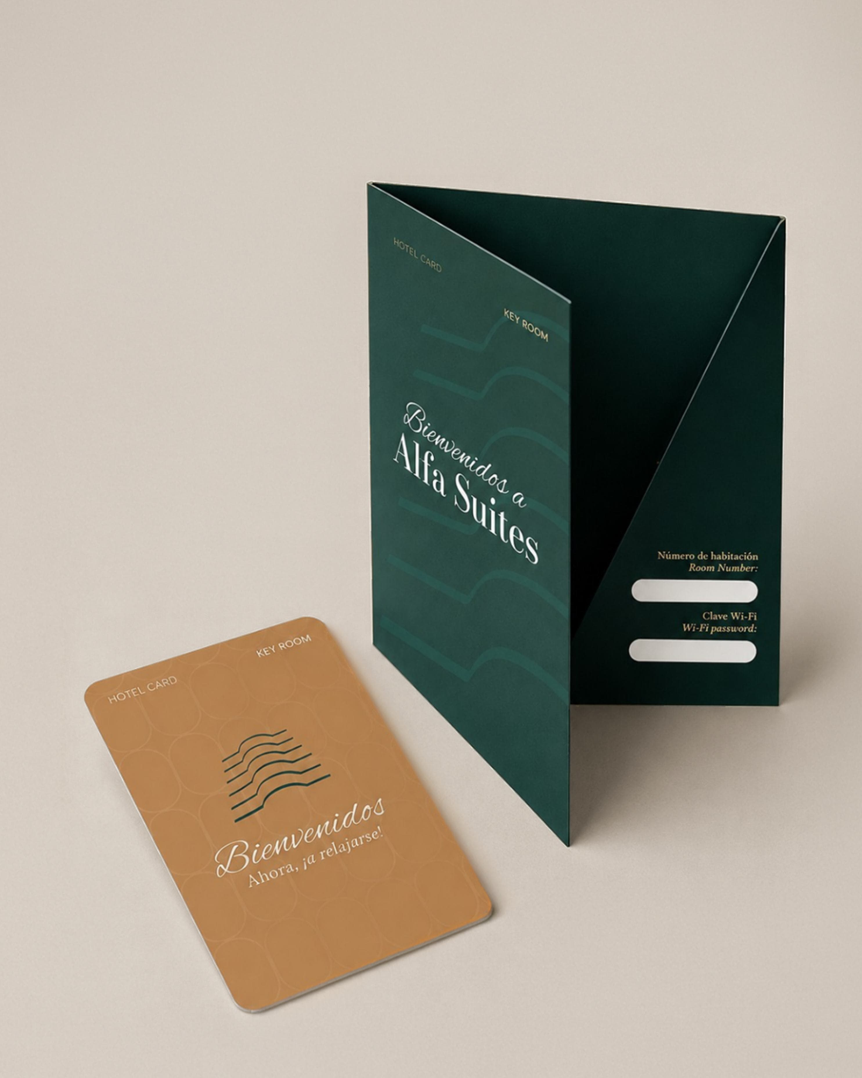 Alfa Suites — Diseño gráfico