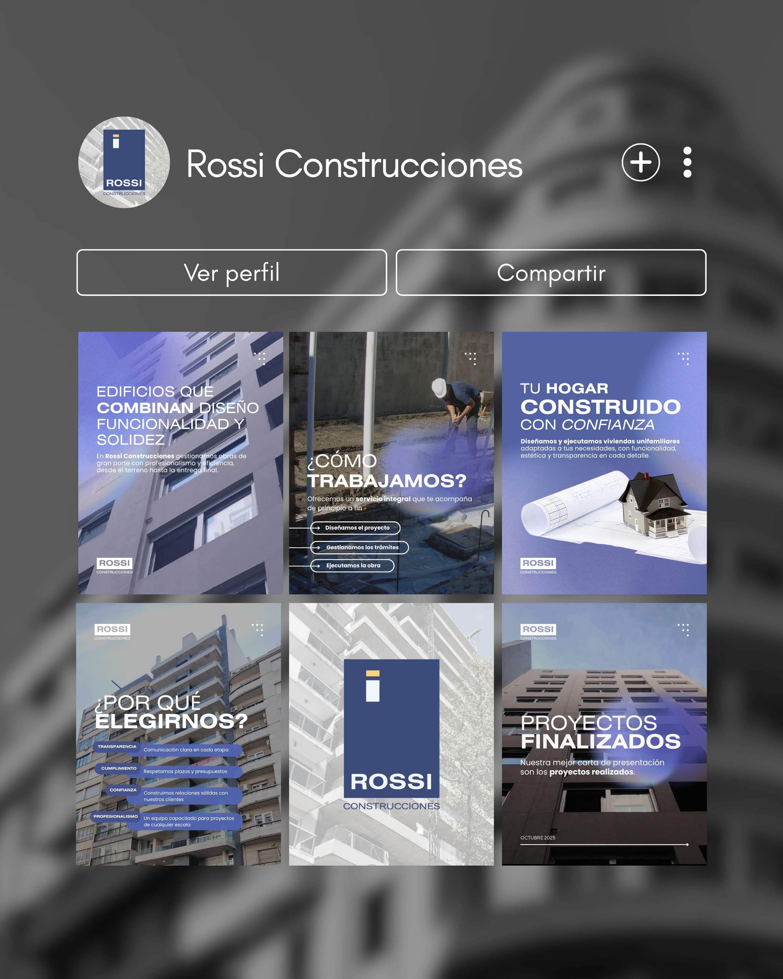 Rossi Construcciones — Community Management